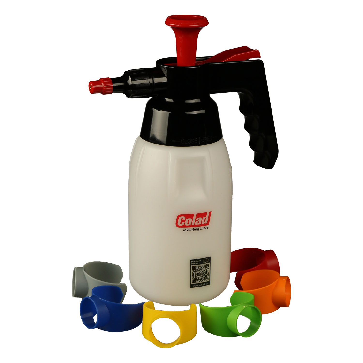 Colad Druckpumpsprüher - System mit Farbringen